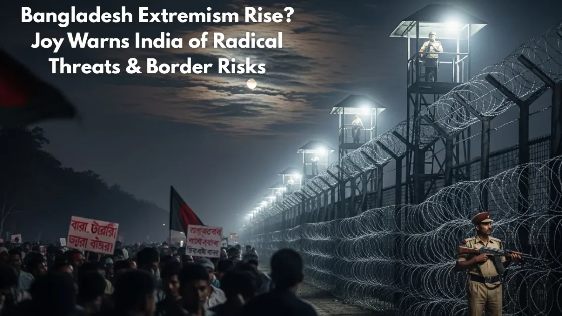 India–Bangladesh border tension amid warnings of rising extremism from Sajeeb Wazed Joy