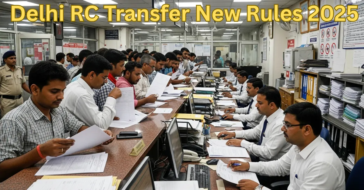 Delhi RC Transfer New Rules 2025