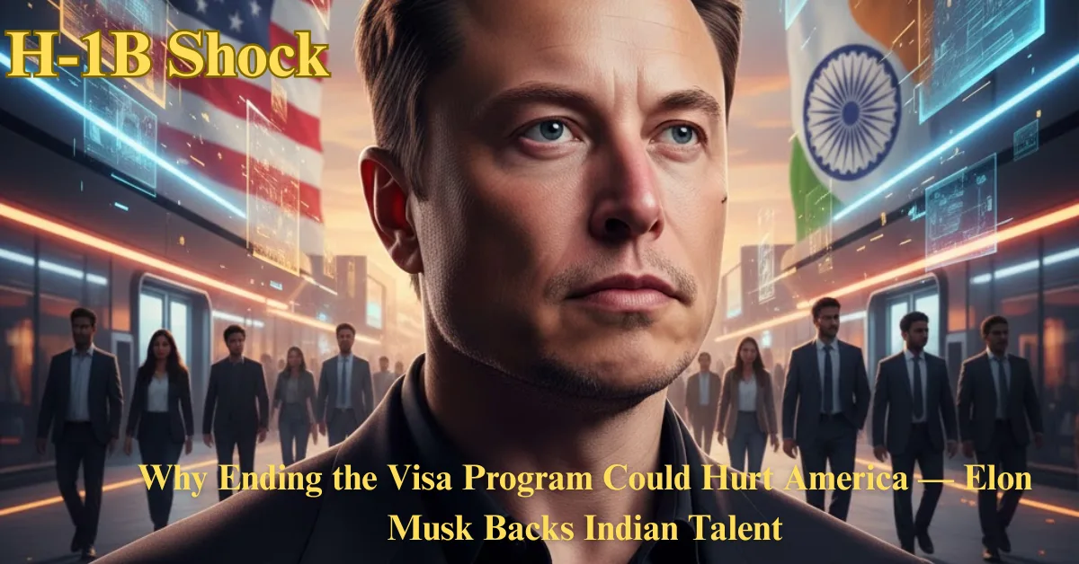 H-1B Shock . How Indian tech talent supports America's growth as Elon Musk speaks on H-1B visa reforms