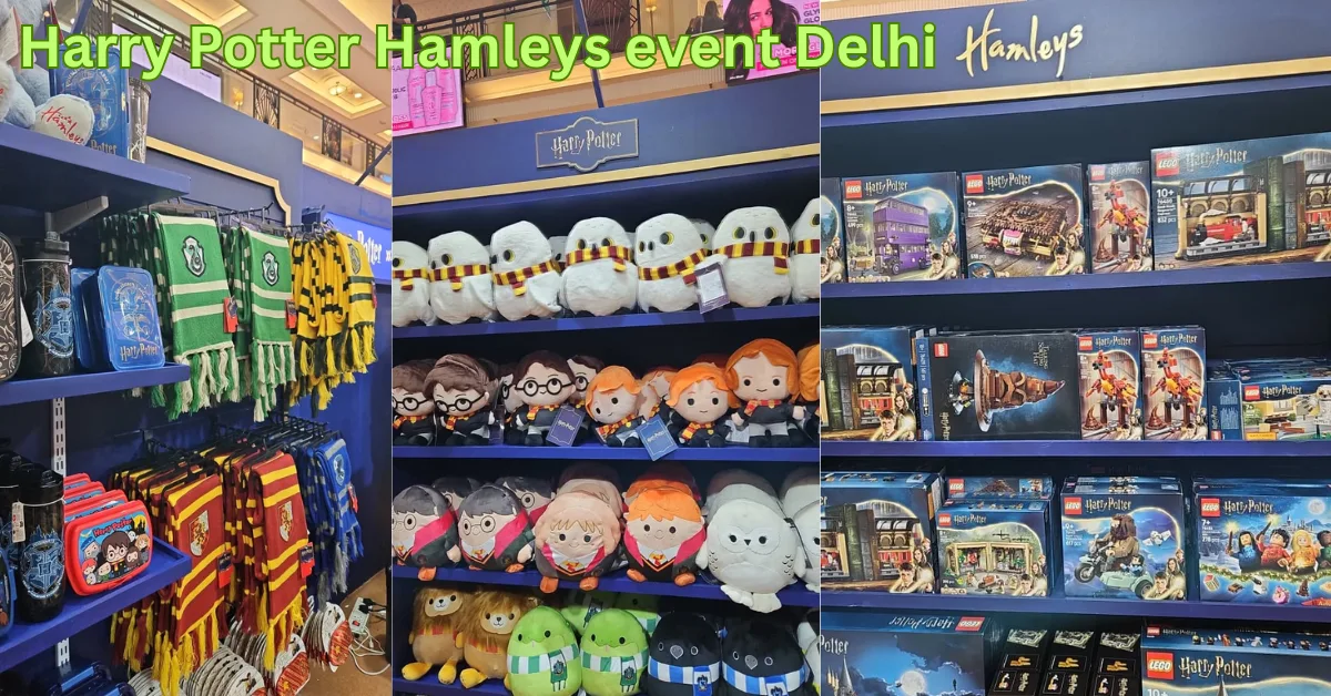 Harry Potter Hamleys pop-up event at DLF Promenade Vasant Kunj Delhi with wizard decorations and merchandise displays