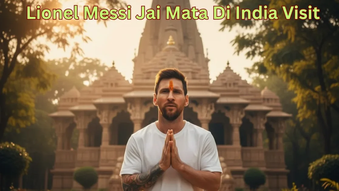 Lionel Messi Jai Mata Di India Visit