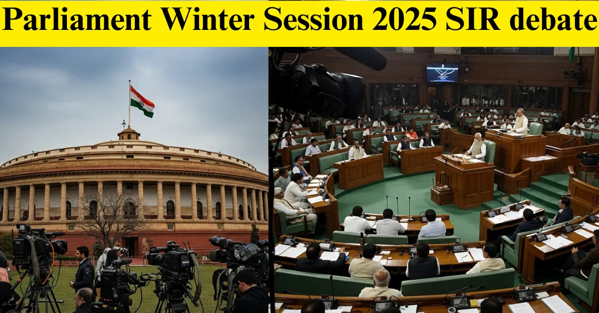 Parliament Winter Session 2025 begins amid SIR controversy and major legislative bills debate
