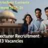 UPPSC Polytechnic Lecturer Recruitment 2025–26