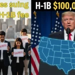 US states suing Trump H-1B fee