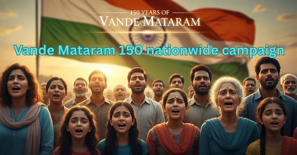 Citizens celebrating Vande Mataram’s 150th anniversary through nationwide rendition upload drive