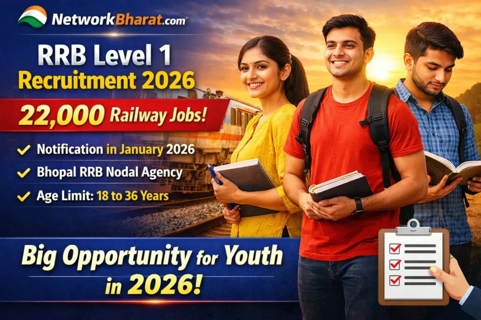 RRB Level 1 Recruitment 2026 notification expected in January for 22,000 Indian Railways Group D vacancies