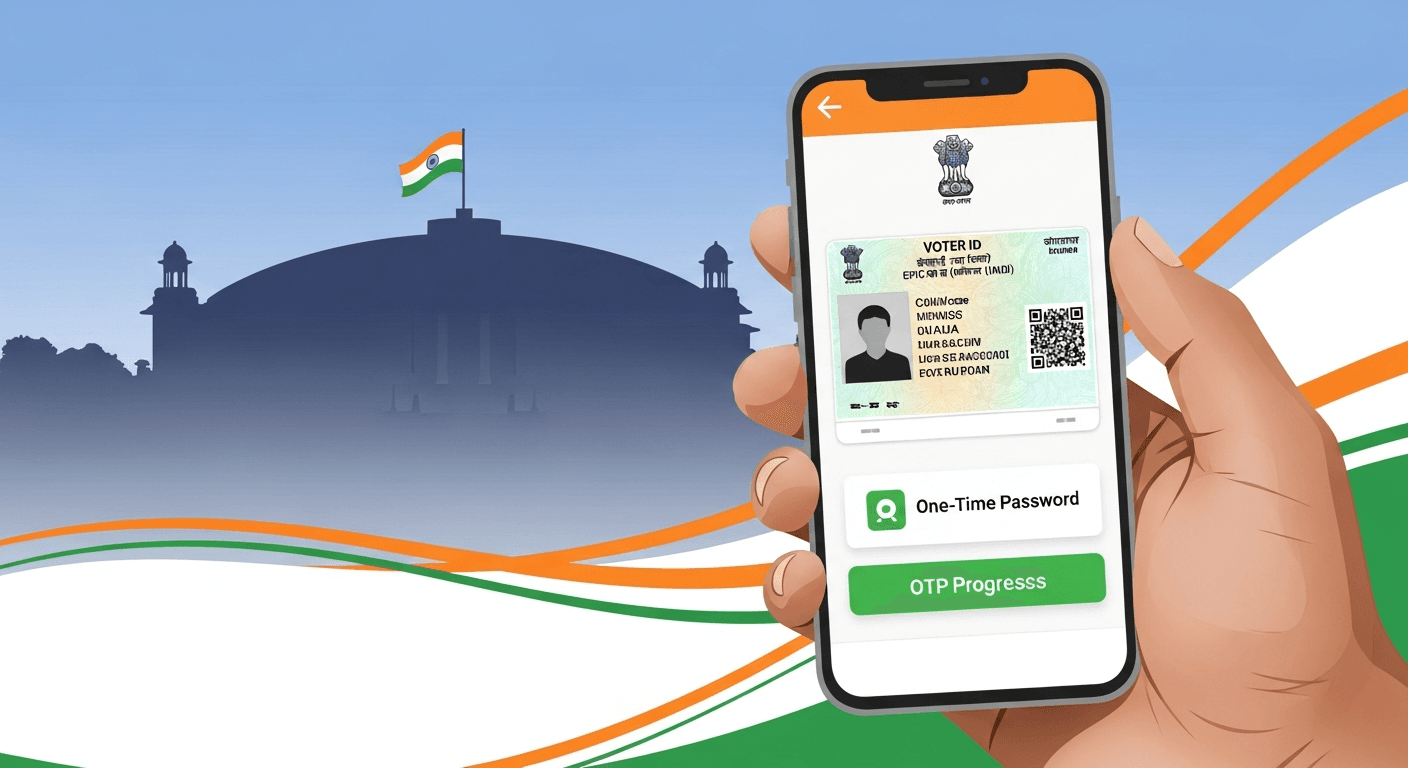 link mobile number to voter id online