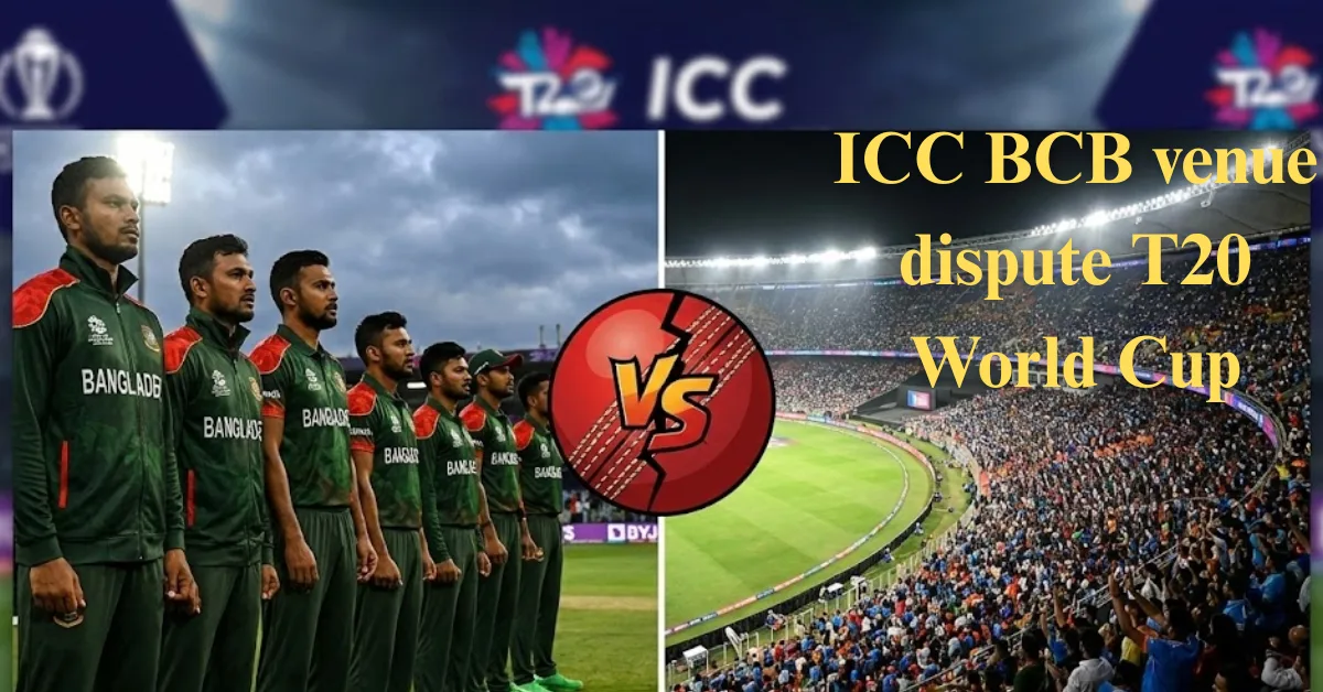 Bangladesh cricket team faces venue uncertainty ahead of the T20 World Cup amid ICC and BCB dispute over India matches.