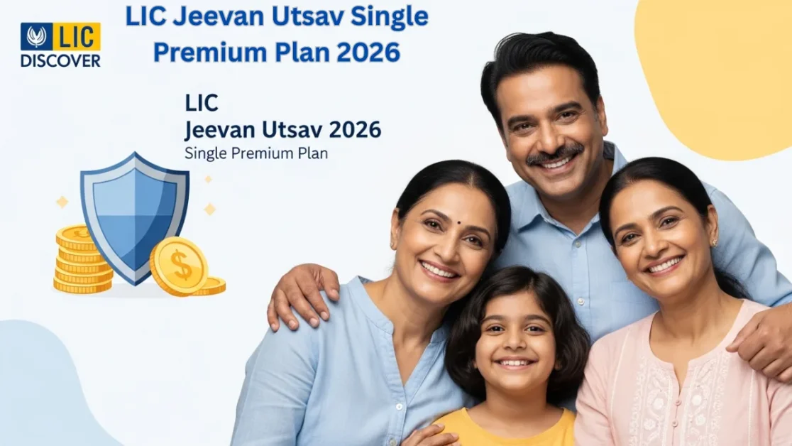 LIC Jeevan Utsav 2026 single premium life insurance plan launched by LIC with lifelong coverage and policy revival benefits for lapsed policies