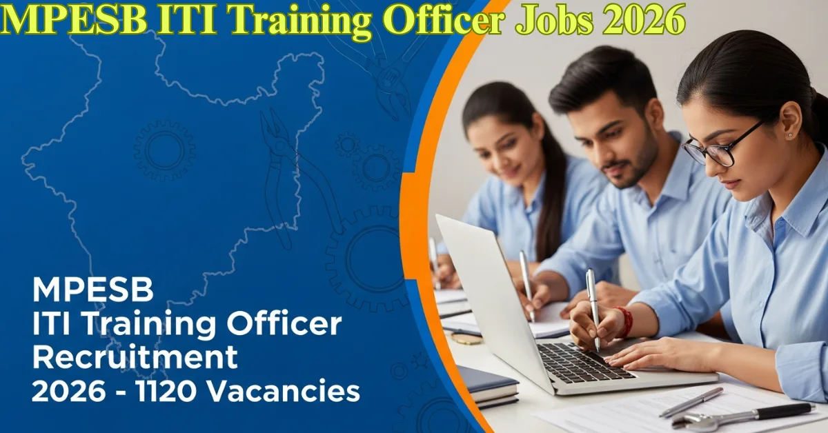 MPESB ITI Training Officer Jobs 2026