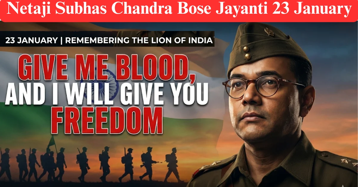 Netaji Subhas Chandra Bose Jayanti 23 January