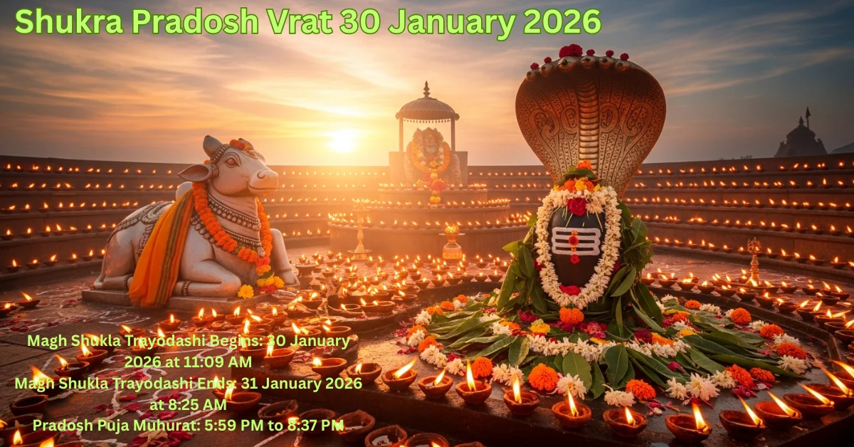 Shukra Pradosh Vrat 30 January 2026