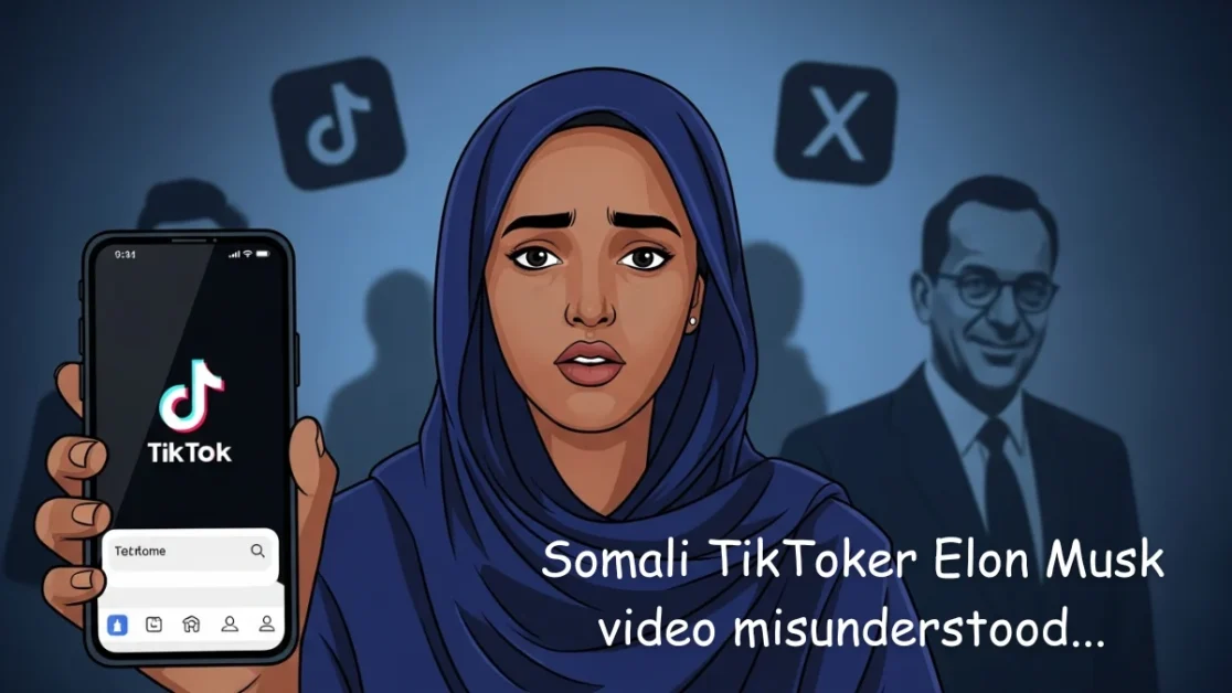 Somali TikToker speaks out after her Elon Musk video was misunderstood and sparked online backlash