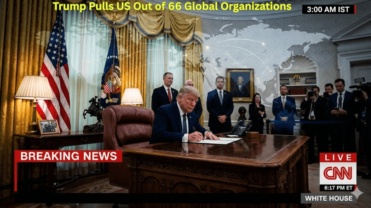 Trump Pulls US Out of 66 Global Organizations