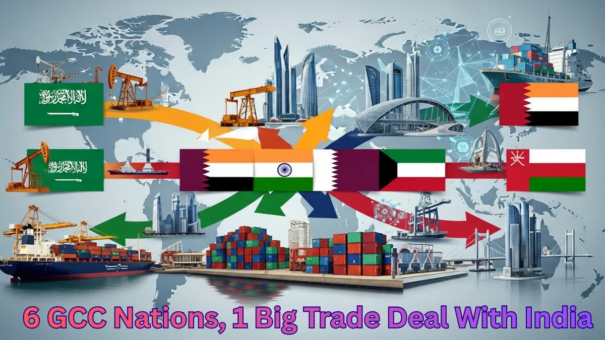 India and 6 GCC nations begin Free Trade Agreement talks to boost $179 billion trade, energy security, and economic partnership