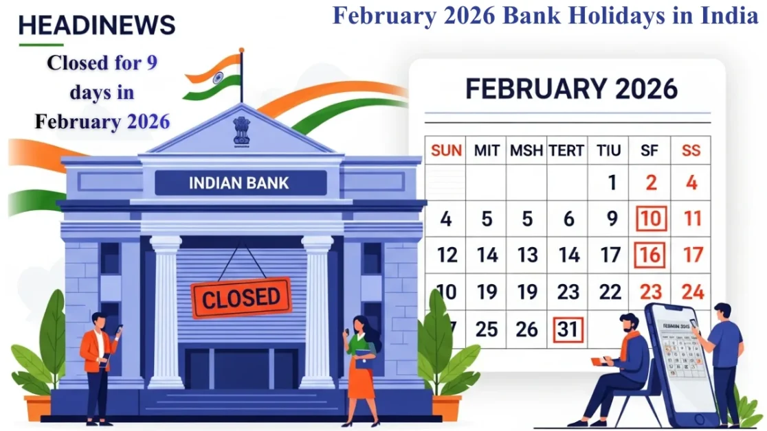 February 2026 Bank Holidays in India
