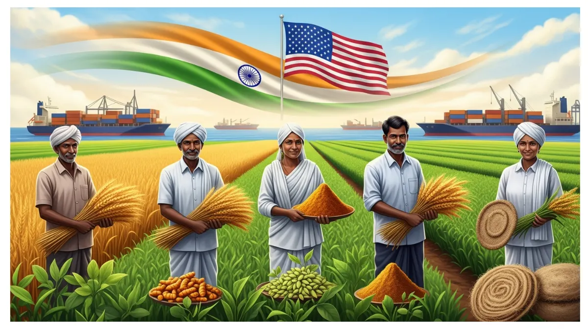 India US trade deal benefits Indian farmers through agriculture exports