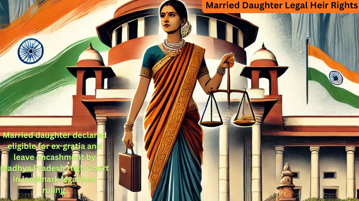 Married daughter declared eligible for ex-gratia and leave encashment by Madhya Pradesh High Court in landmark legal heir ruling.