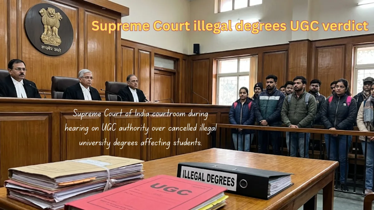 Supreme Court illegal degrees UGC verdict