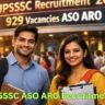 UPSSSC ASO ARO Recruitment 2026