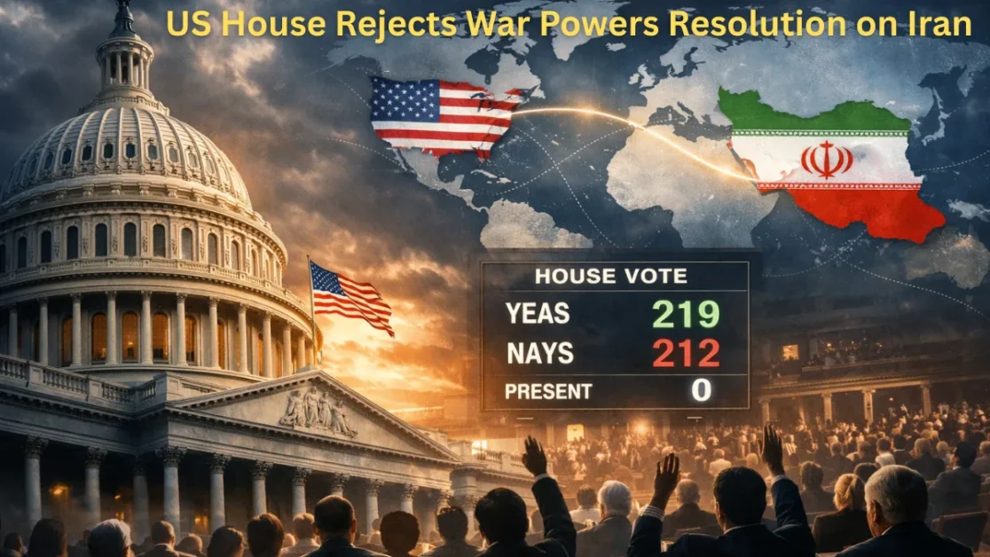 US House Rejects War Powers Resolution on Iran