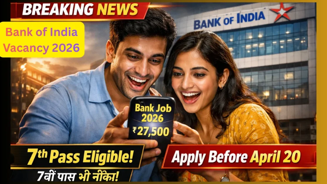 Bank of India Vacancy 2026