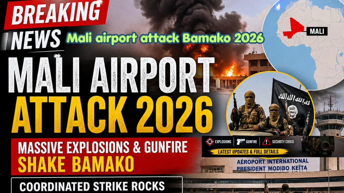 Mali airport attack Bamako 2026