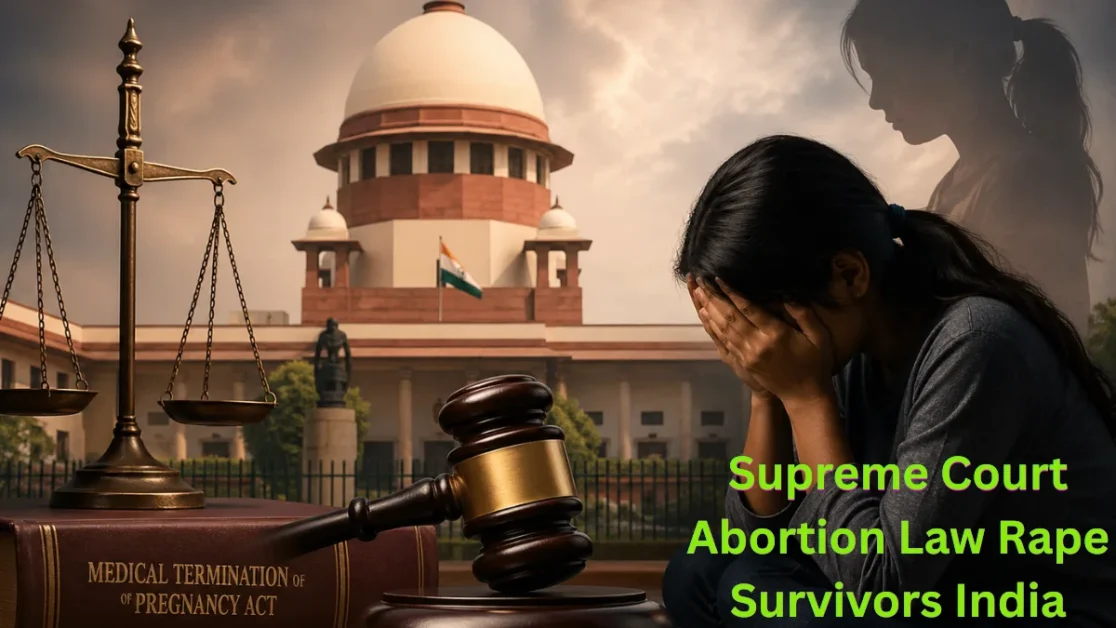 Supreme Court Abortion Law Rape Survivors India