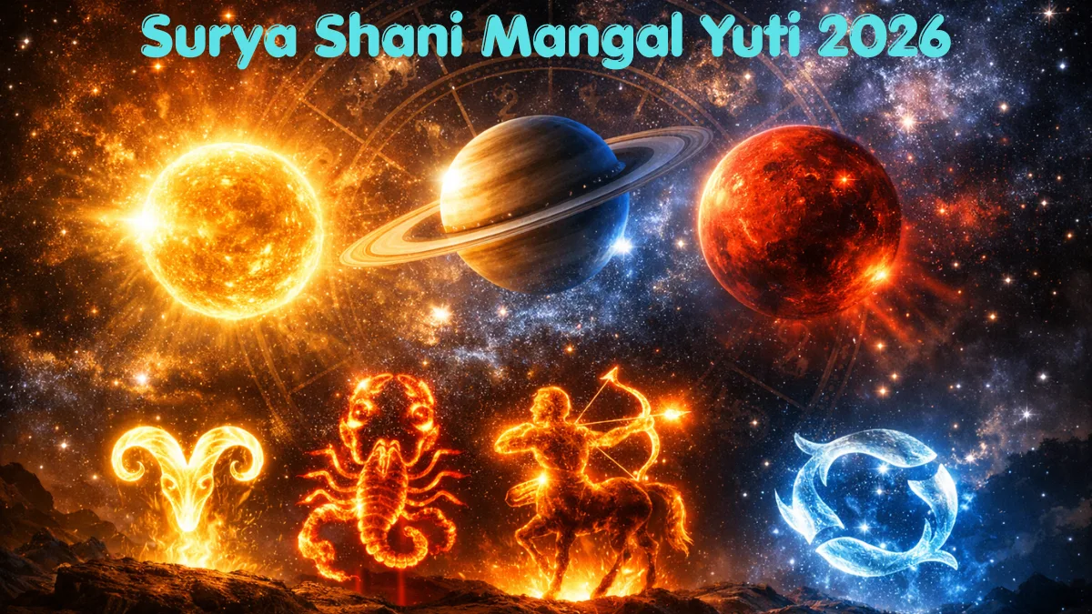 Surya Shani Mangal Yuti 2026