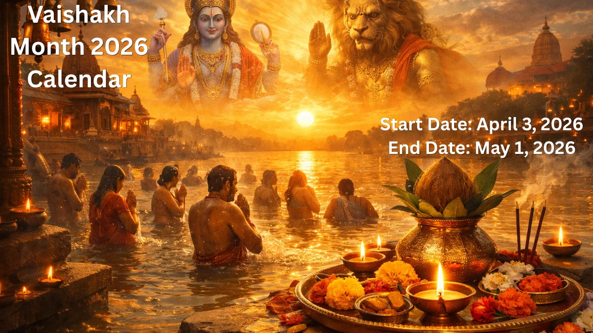 Vaishakh Month 2026 Calendar