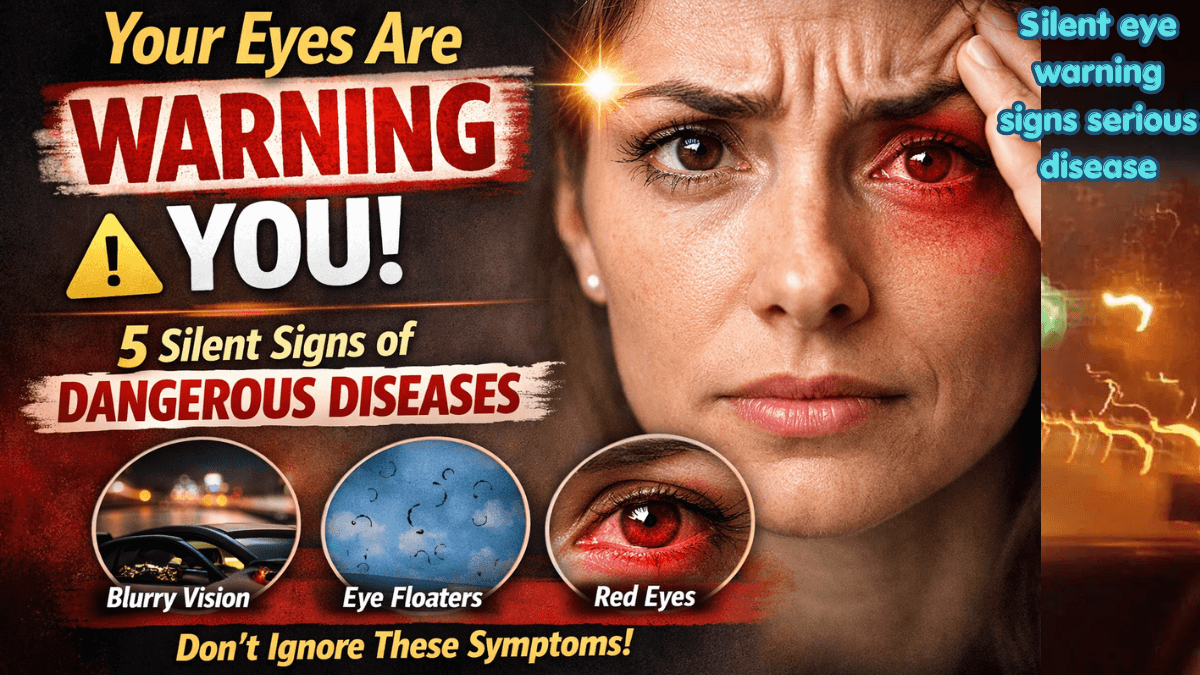Silent eye warning signs serious disease
