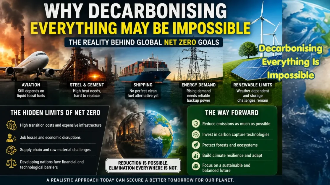 Decarbonising Everything Is Impossible