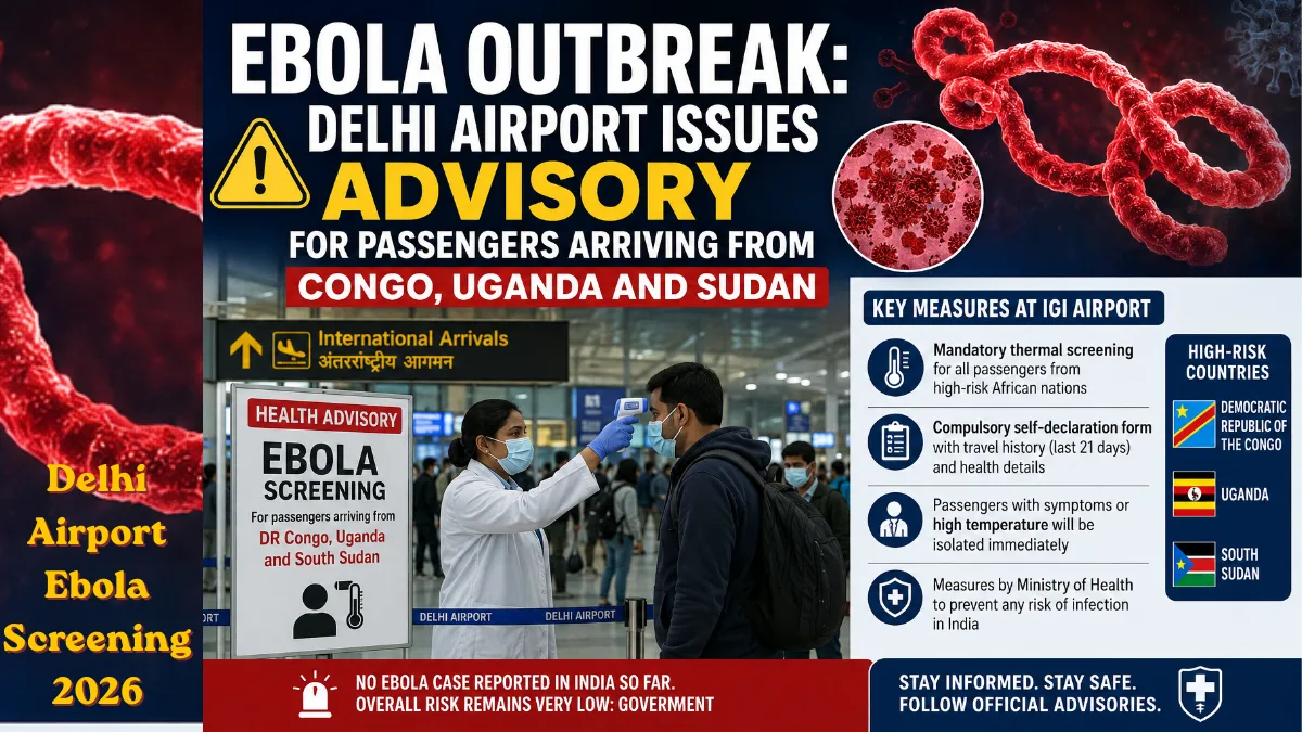 Delhi Airport Ebola Screening 2026