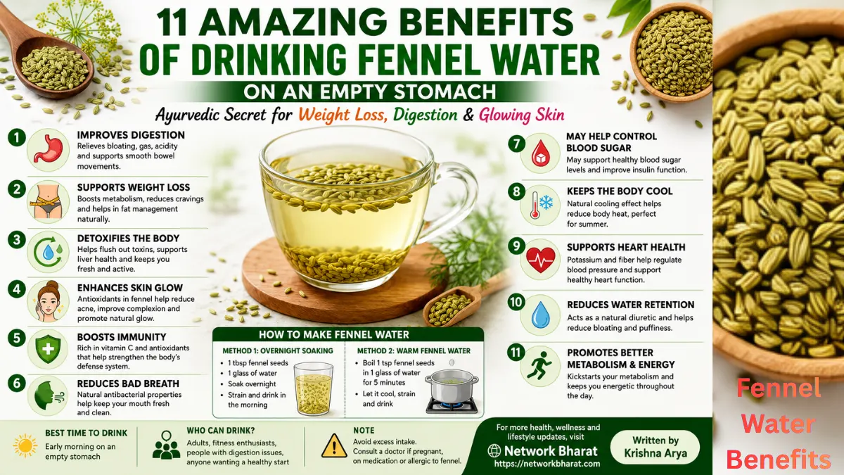 Fennel Water Benefits