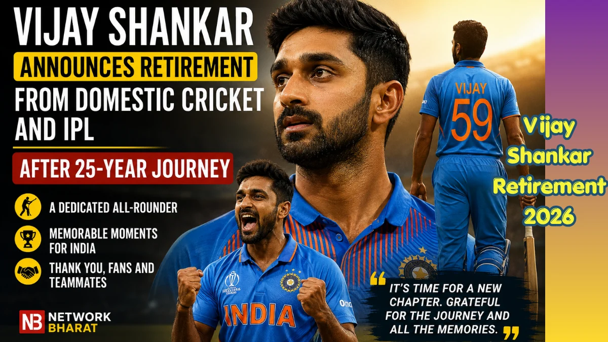 Vijay Shankar Retirement 2026