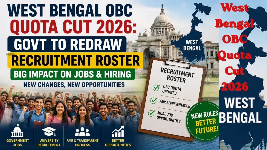 West Bengal OBC Quota Cut 2026