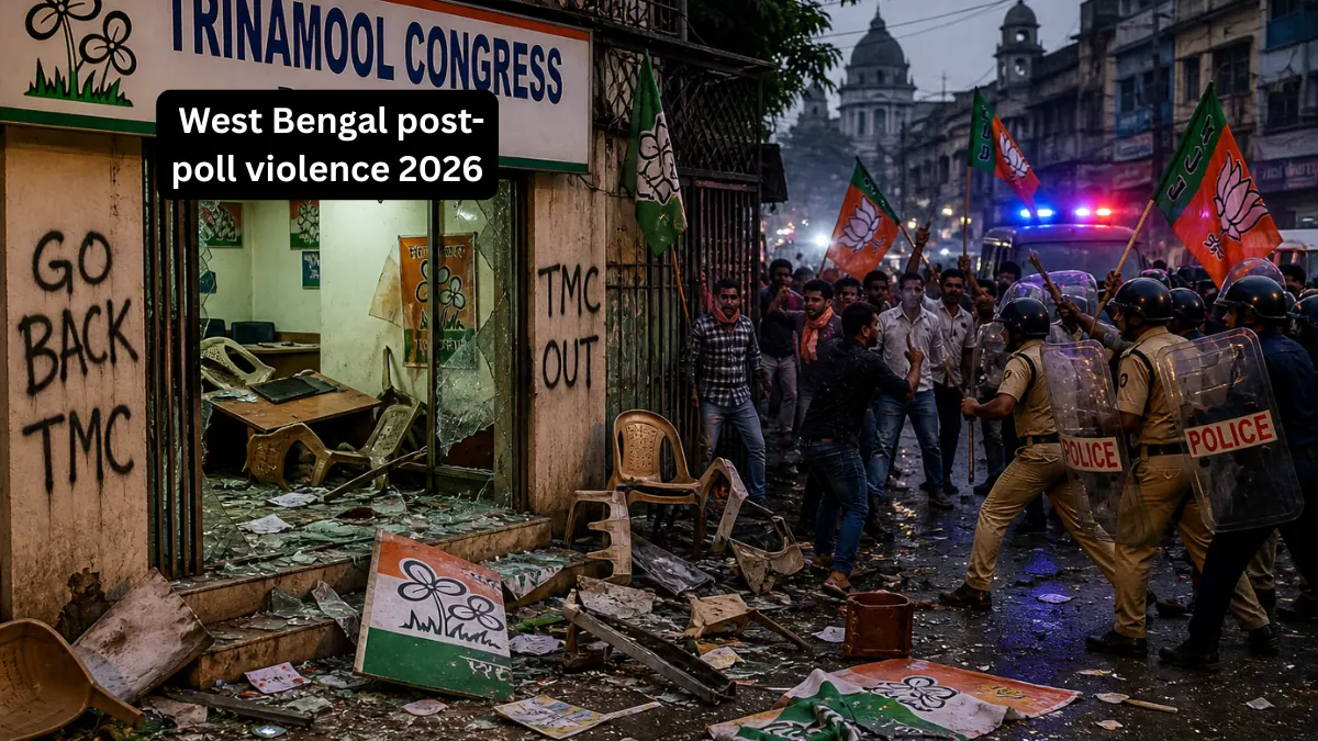 West Bengal post-poll violence 2026